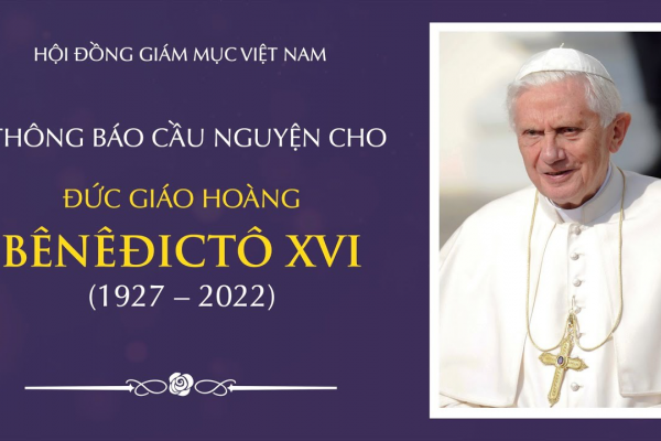 Hội đồng Giám mục Việt Nam thông báo cầu nguyện cho Đức Thánh Cha Bênêđictô XVI