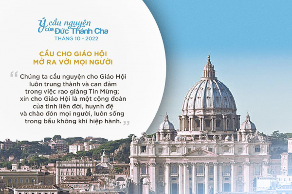 Ý cầu nguyện của ĐTC trong tháng 10/2022