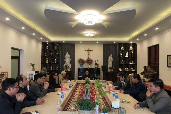 Các linh mục Giáo hạt Tây Hưng Yên họp mặt tháng 11 năm 2021
