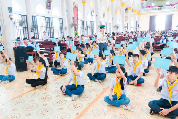 Giáo hạt Đông Hưng tổ chức thi Giáo lý cấp giáo hạt năm 2018