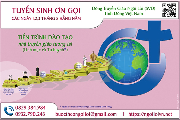 Dòng Ngôi Lời - Thông báo tuyển sinh năm 2021