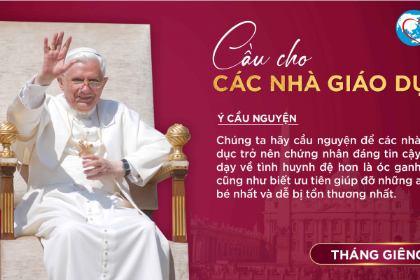Ý cầu nguyện của ĐTC trong tháng 01/2023: Cầu cho các nhà giáo dục