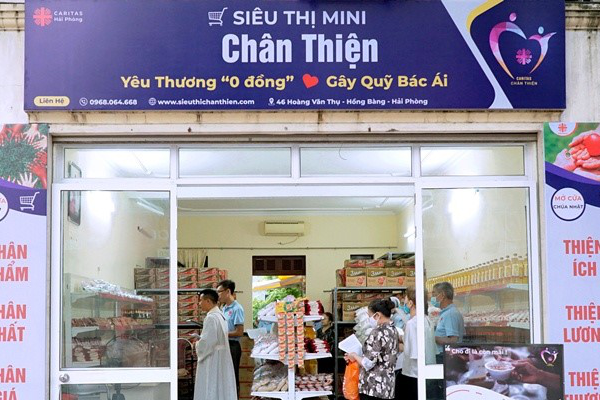 Siêu thị Mini “0 đồng” mang tên “Chân Thiện” tại Hải Phòng
