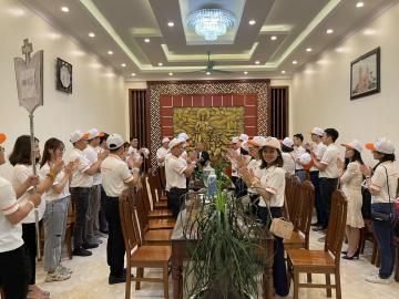 Cựu SVCG Thái Bình-HN trong ngày lễ Truyền Thống và mừng kỉ niệm 25 thành lập