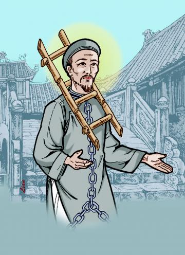Hình vẽ Các Thánh Tử Đạo Việt Nam 2