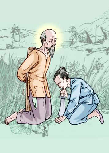 Hình vẽ Các Thánh Tử Đạo Việt Nam 2