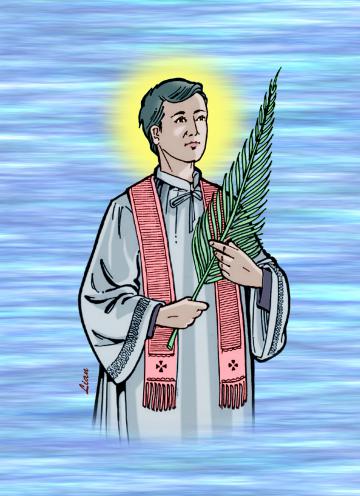 Hình vẽ Các Thánh Tử Đạo Việt Nam 2