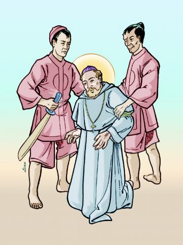 Hình vẽ Các Thánh Tử Đạo Việt Nam 2