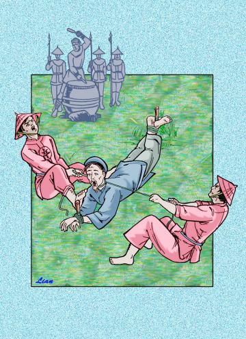 Hình vẽ Các Thánh Tử Đạo Việt Nam 3
