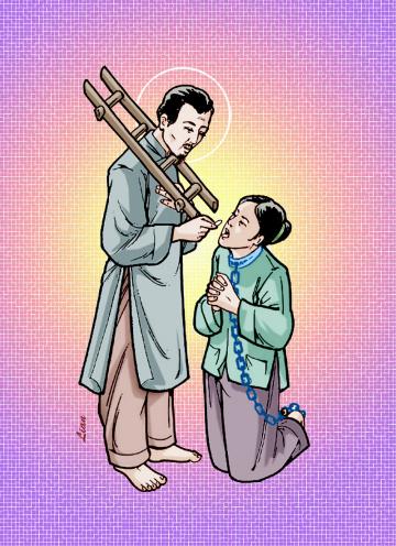 Hình vẽ Các Thánh Tử Đạo Việt Nam 3