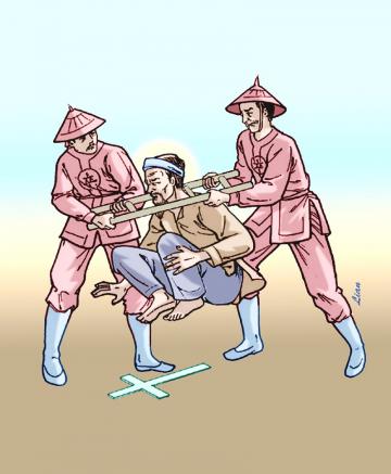 Hình vẽ Các Thánh Tử Đạo Việt Nam 4