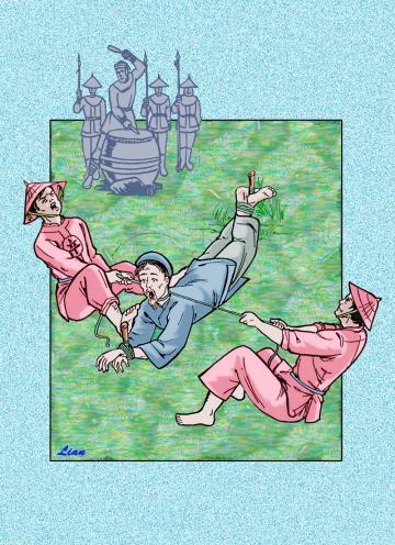 Hình vẽ Các Thánh Tử Đạo Việt Nam 4