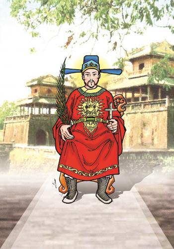 Hình vẽ Các Thánh Tử Đạo Việt Nam 4